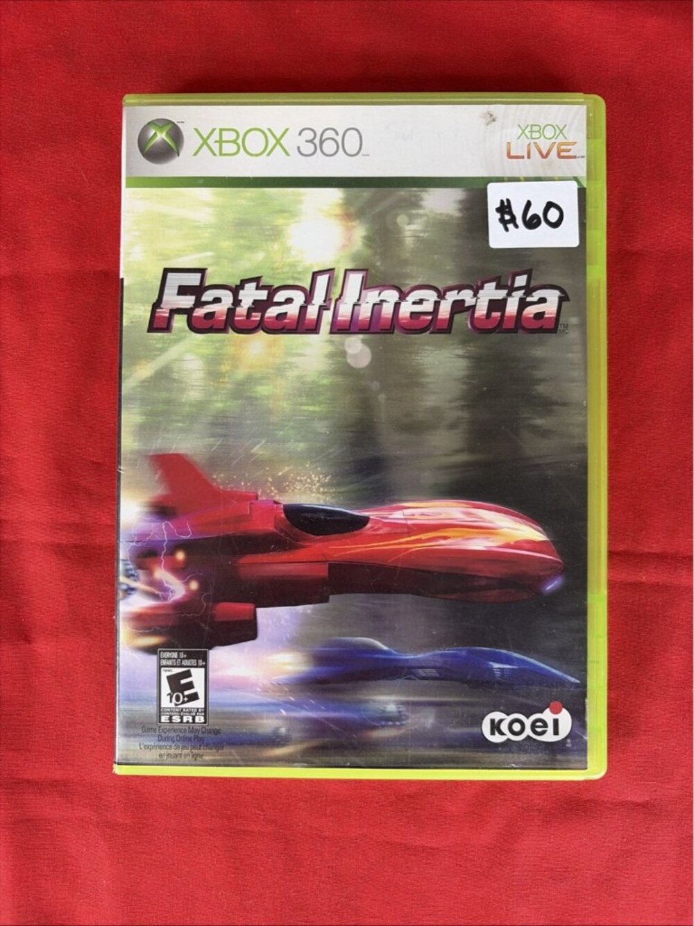 Fatal Inertia (Microsoft Xbox 360, 2007) Complete CIB Tested & Working